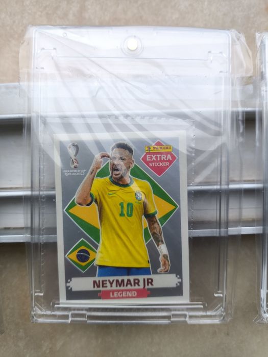 Raro Neymar Jr Extra Stickers WC 2022