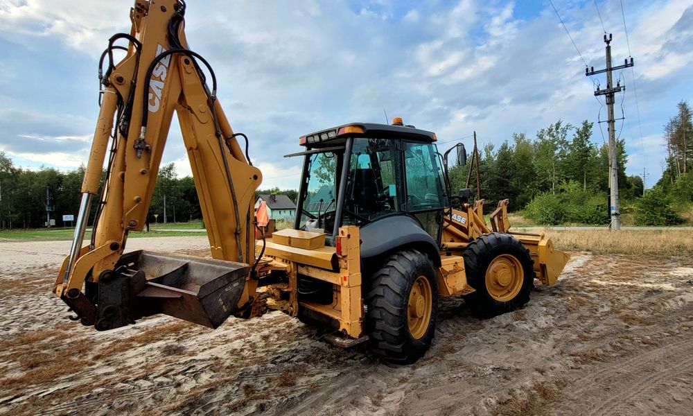 Koparko ładowarka CASE 695 Sprowadzona, CAT, JCB, NEW HOLLAND