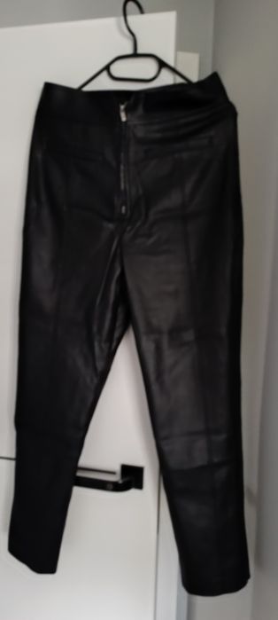 Spodnie skórzane damskie rozmiar 40 H&M