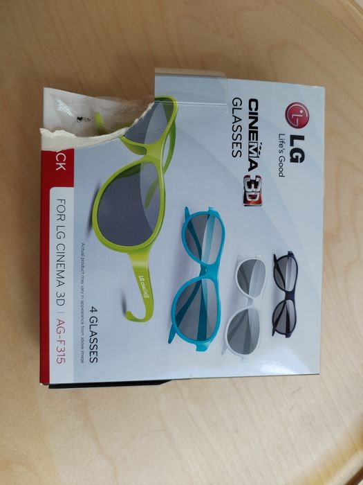 LG party pack cinema 3D glasses