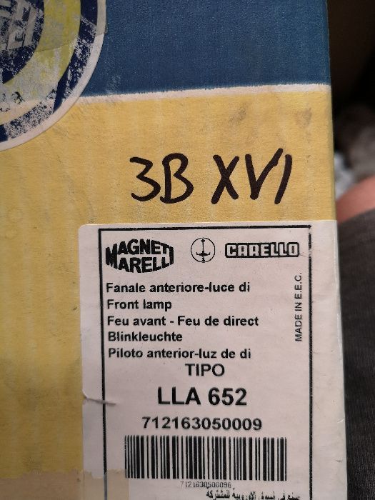 Kierunkowskaz migacz Fiat Tipo OE nowy lewy 87-95r