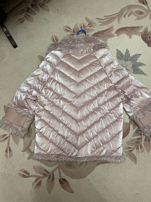 Пальто парка рожева М