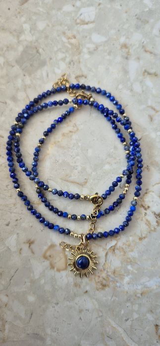 Komplet biżuterii Lapis Lazuli