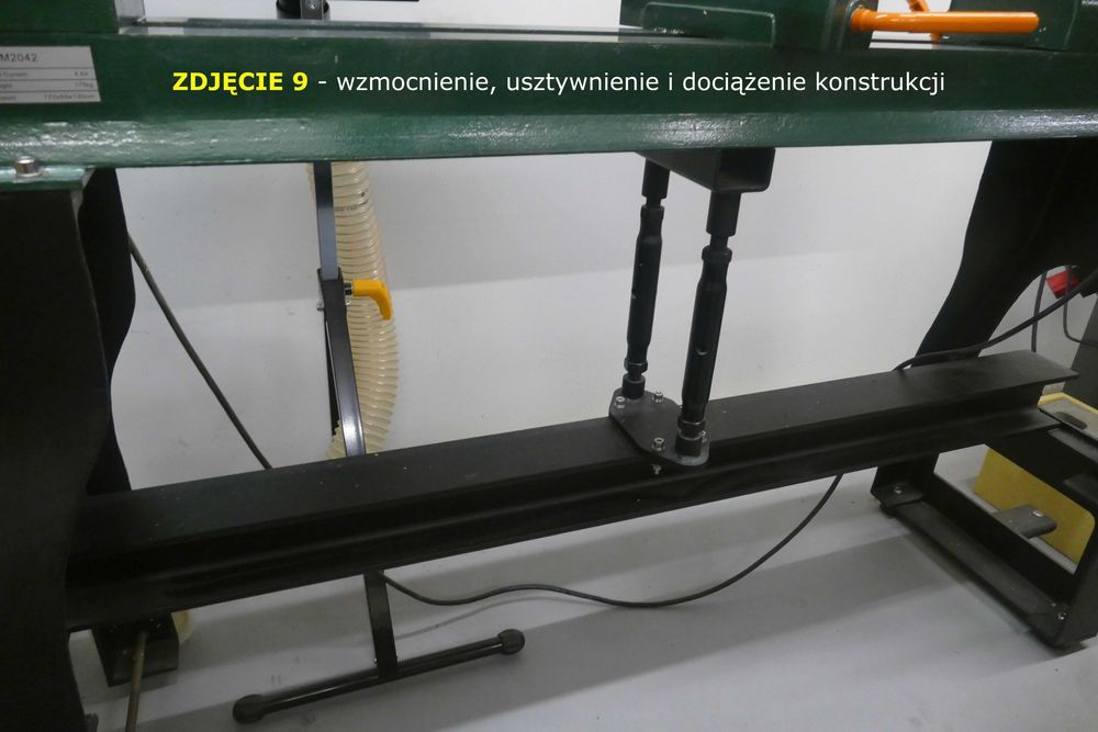 Tokarka do drewna HM2042, 20 cali (50cm) 1,6kW (2KM), duża, ciężka