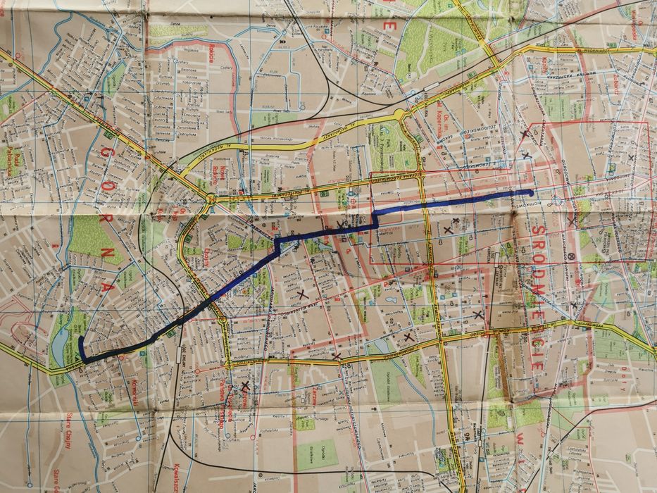 Plan miasta Łodzi 1983