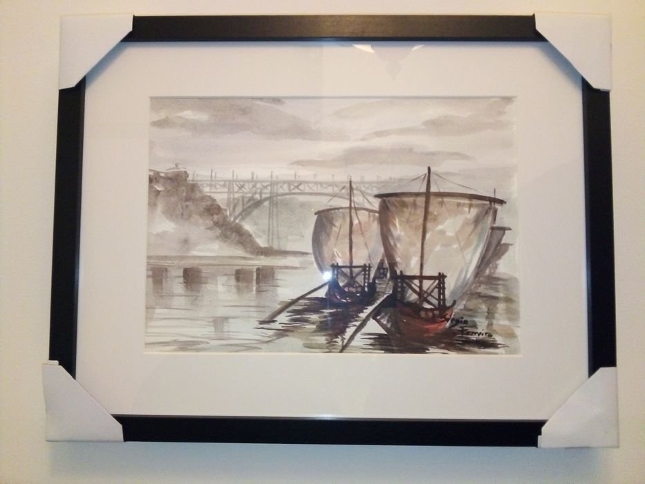 Quadro aguarela 21*30 Novo