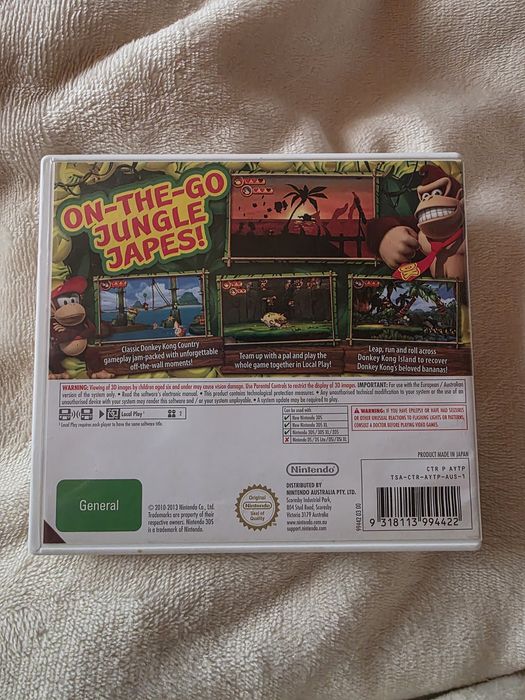 Gra 3DS Donkey Kong Country Returns używana
