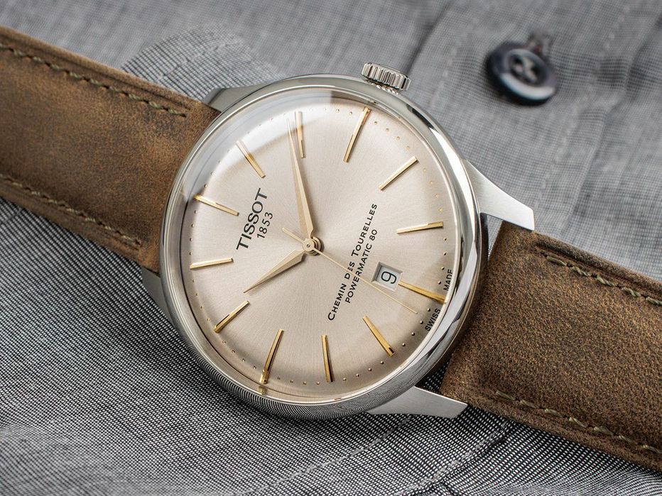 Годинник механічний Tissot Chemin des Tourelles Powermatic 80 42 mm T139.407.16.261.00 Swiss Made