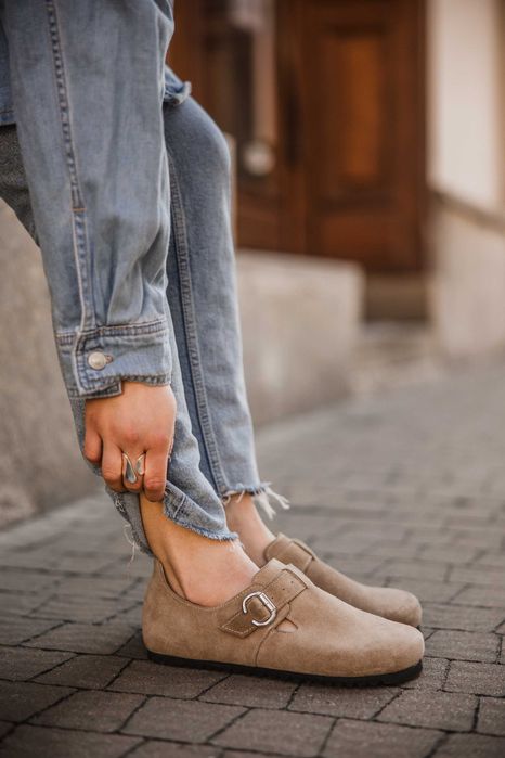 Barefoot półbuty, damskie minimalistyczne, Welur