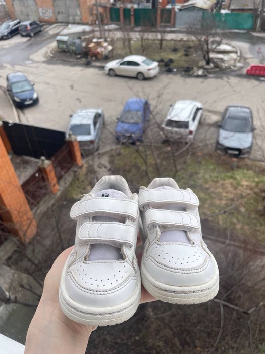 Білі шкіряні Кросівки adidas NY p.22,