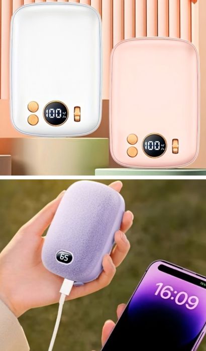 Аккумуляторные грелки для рук, разные usb