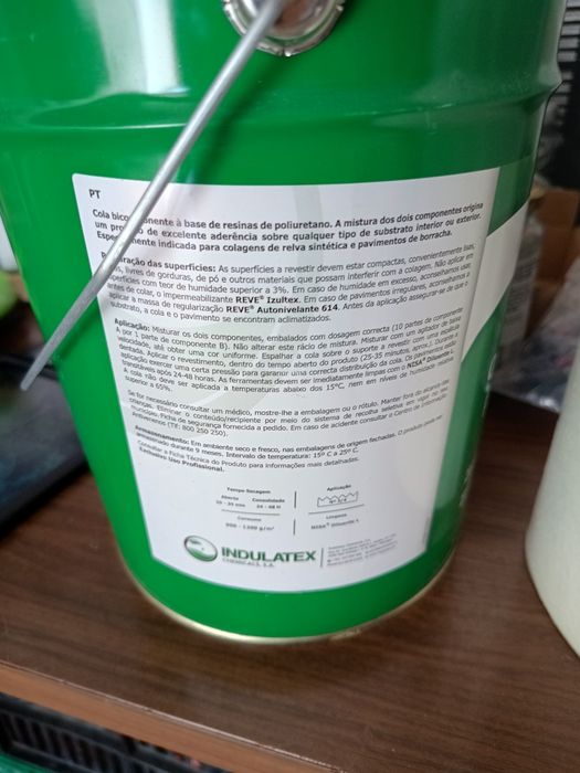 Cola e tela de união