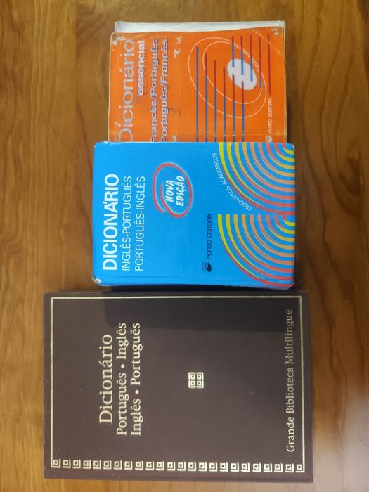 Dicionários PT, Ing e FR