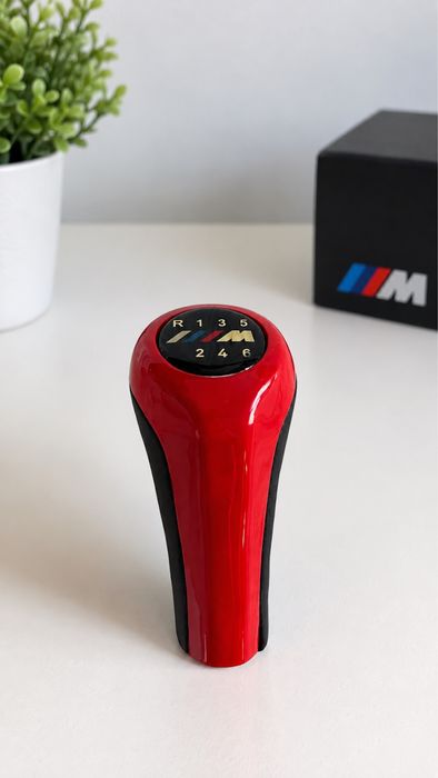 Manete de velocidades BMW M – 6 velocidades – Vermelha/Preta
