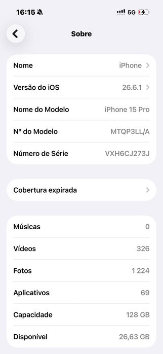 iPhone 15 pro 128g