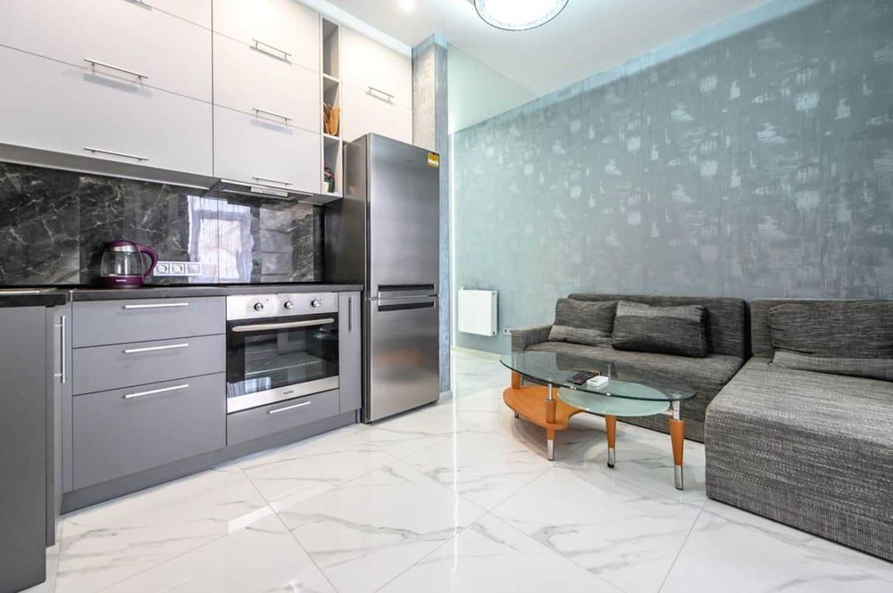 Стильная квартира с двумя спальнями.