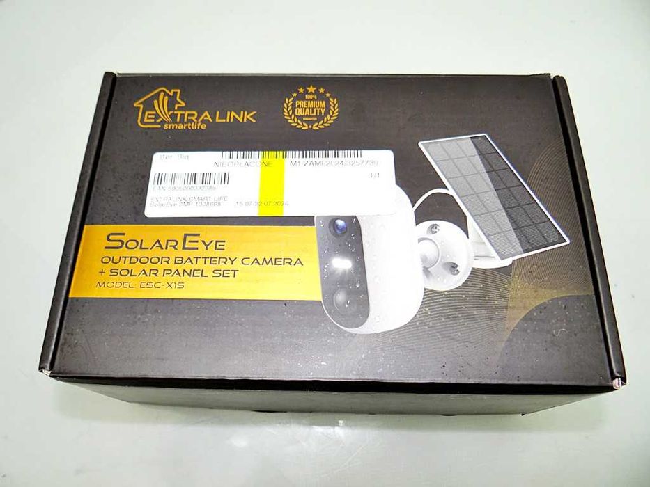 Kamera IP wewnętrzna, zewnętrzna Extralink SMART LIFE SolarEye