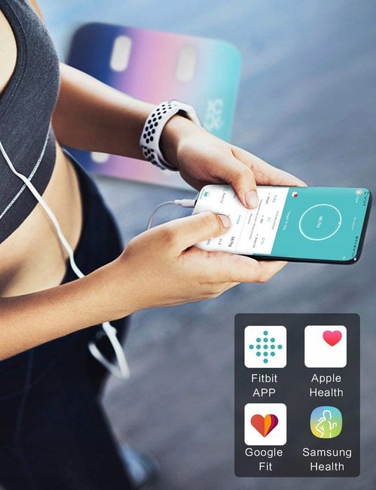 HEALTHKEEPinteligentna waga łaznienkowa  analityczna  BLUETOOTH  180KG