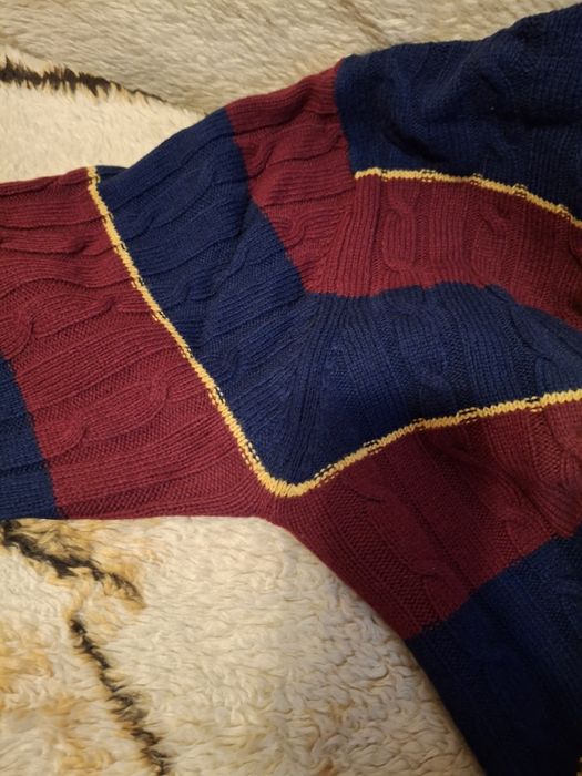 GANT WOOL ciepły SWETER XL/XXL 80% wełna