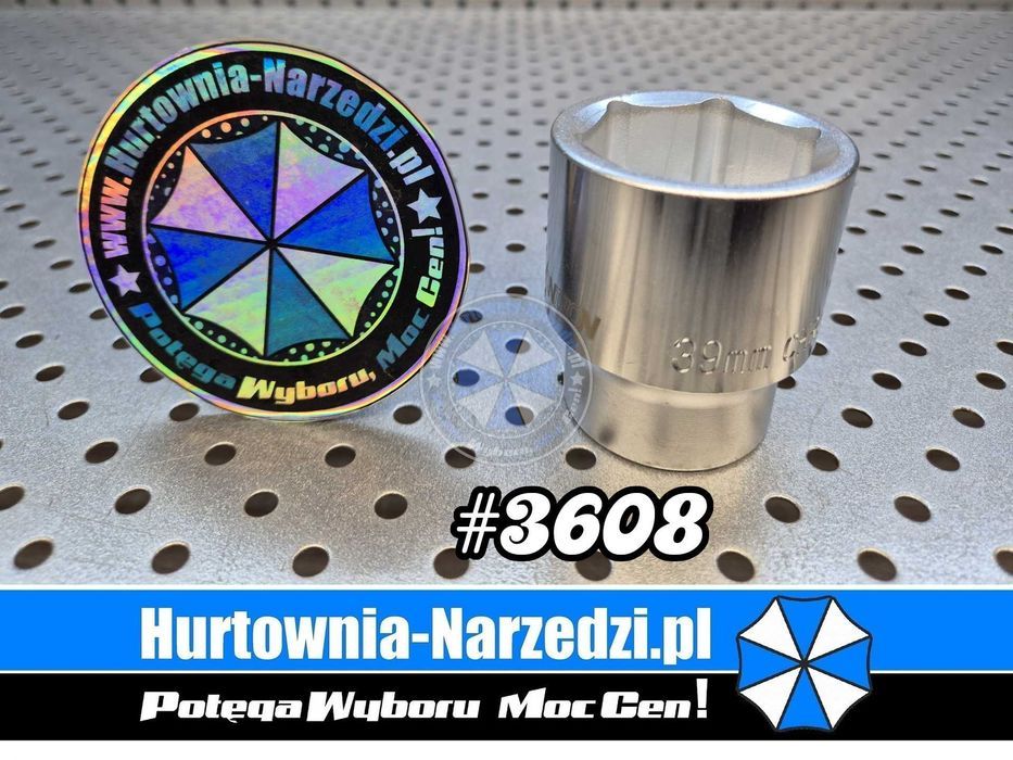 Nasadka 6-kątna 39mm CrV 3/4" Nasadka 39mm klucz 39mm klucz nasadowy