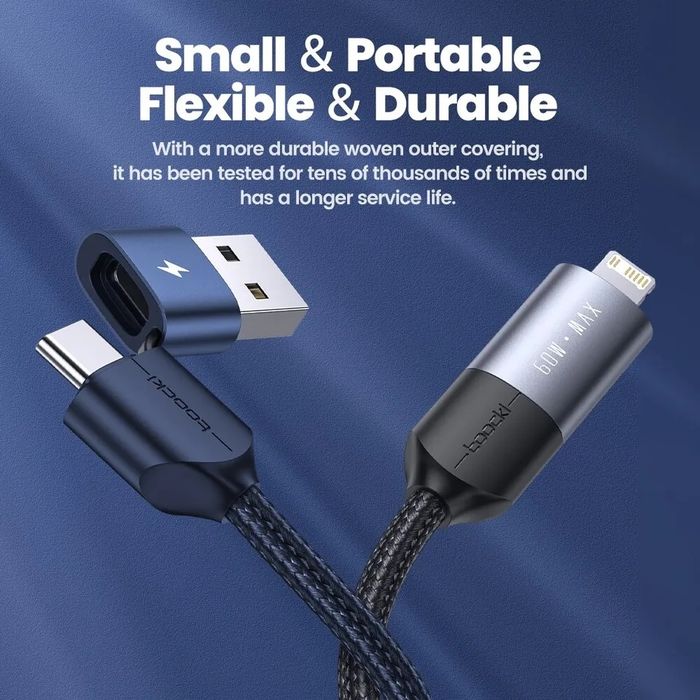 4 в 1 универсальный кабель тайп си / lighting / usb pd  power delivery