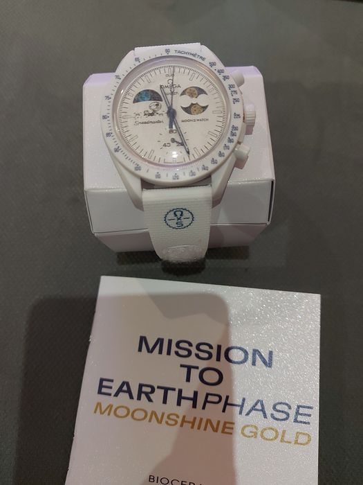 Swatch omega branco