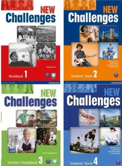 Підручники New Challenges 1, 2, 3, 4