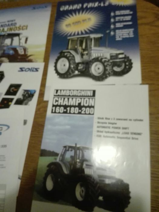 Prospekty; Zetor, Farmtrac, Solis, Laborghini, Drewbet