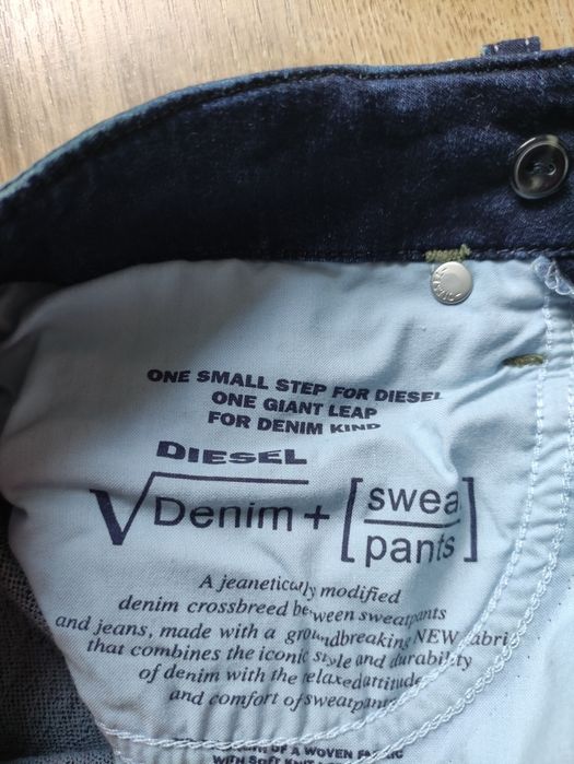 Jeansy diesel Denim + sweat pants 25 xs 34