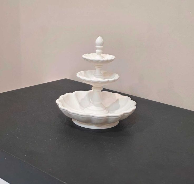 Trójpoziomowa patera dekoracyjna –  organizer  / ozdoba|  kolory  | 3D