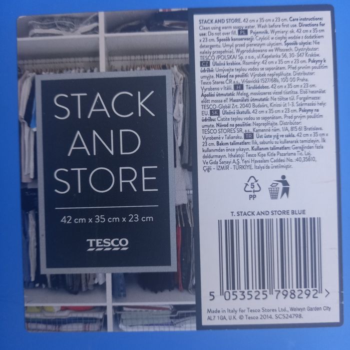 3 pojemniki wymiary 42 35 23 cm