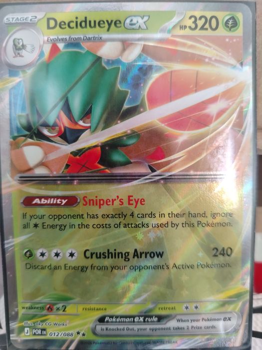 Decidueye + Energy card