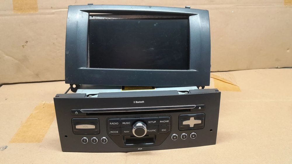 CITROEN PEUGEOT 407 RADIO NAWIGACJA   96653743XA