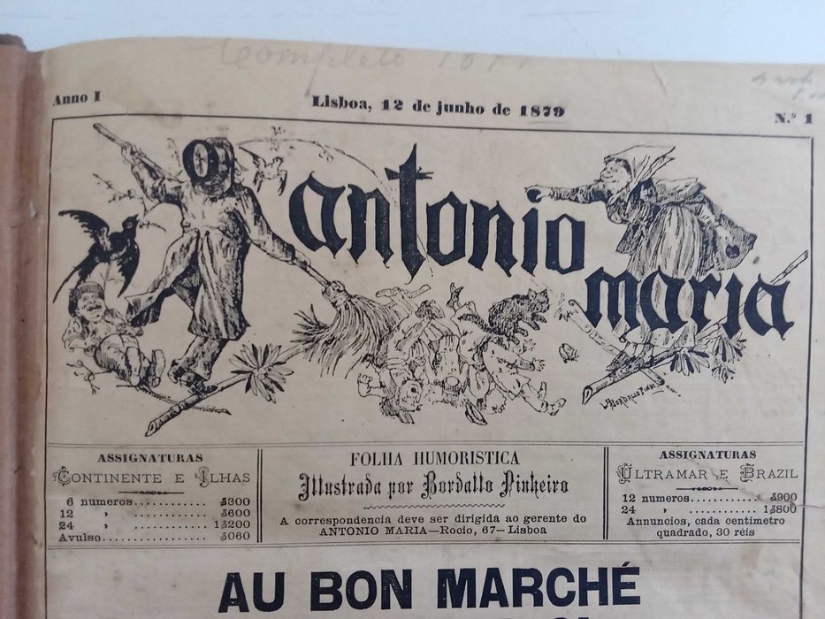 Rafael Bordalo Pinheiro - António Maria, Anos 1, 2, 3, 5 e 6 (1879-1883)
