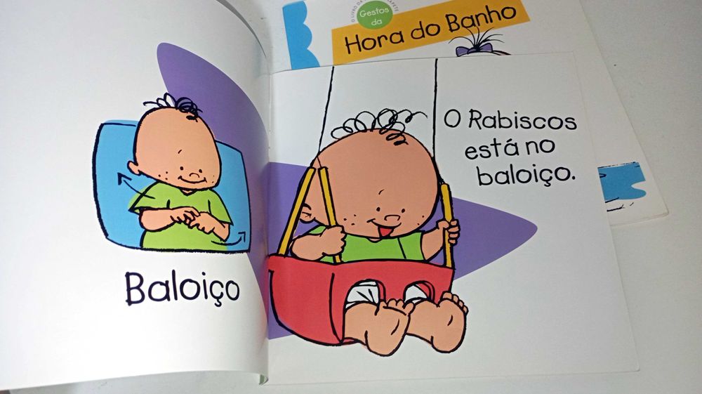 Livros da Coleção - Hora do tapete (linguagem gestual para bebés)
