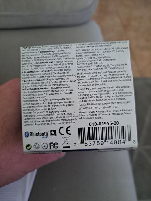 Relogio GARMIN Vivosmart hr