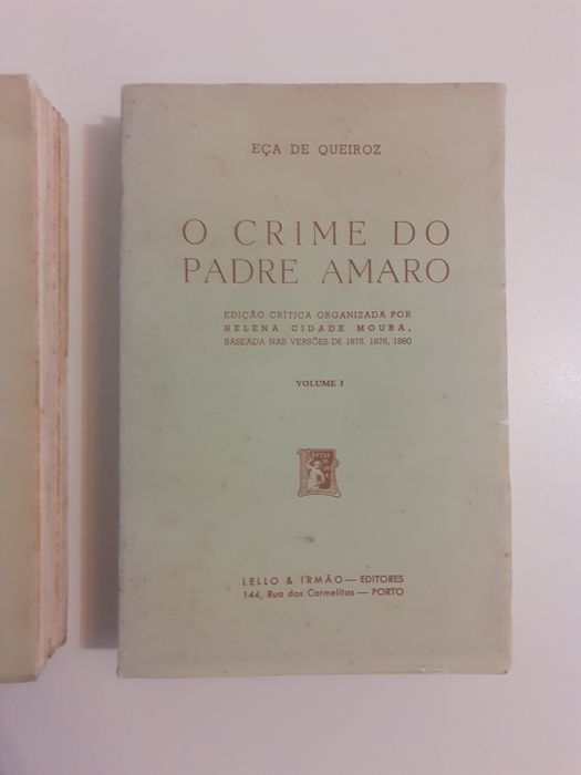 E. Queiroz, O crime do Padre Amaro, 2 vol.