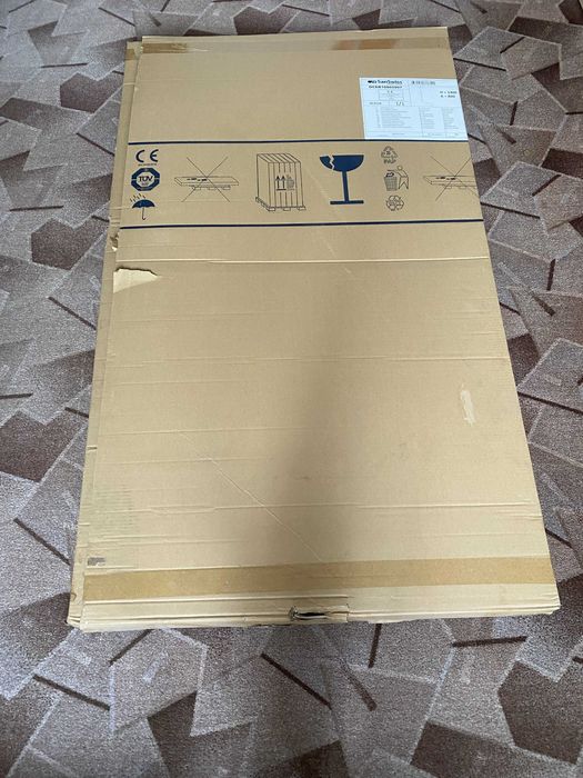 Душова шторка для ванни SanSwiss OCELIA OCEB10805007 (80х140 см.)