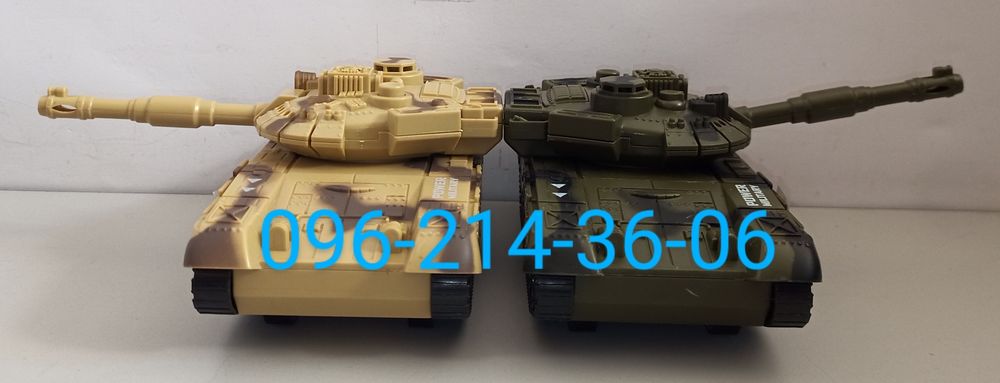 Трейлер Танковый тягач с танком. Звук, свет.