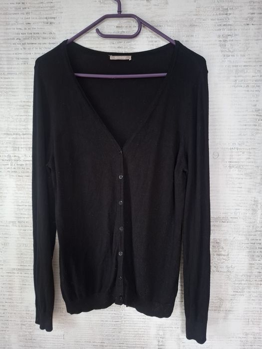 Czarny kardigan Orsay