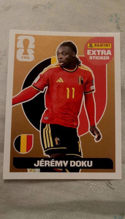 Jérémy Doku Extra Sticker World Cup 2026