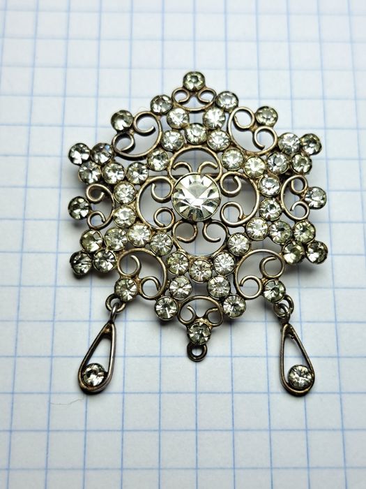 Брошь серебро 875 проба. Винтаж. 6,62 грамма