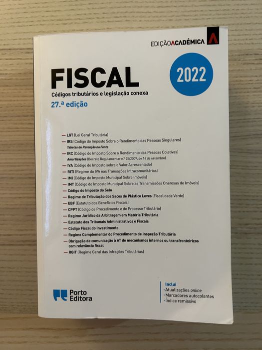 Fiscal - edição académica códigos tributários e lesgislação conexa