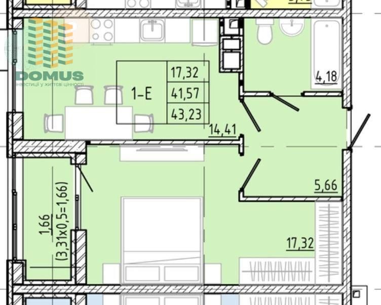 Продам 1 комн Стикон в ЖК Модерн! 6 станция Фонтана. ул. Франко