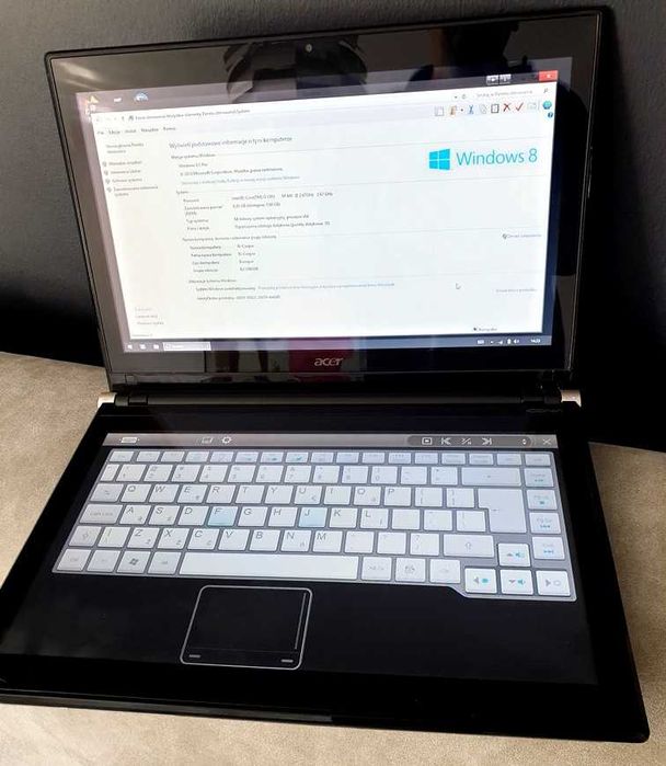 Acer Iconia 6120 dwa dotykowe  ekrany . Win 10 Pro