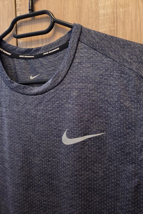 Koszulka treningowa męska nike running r. M granatowa