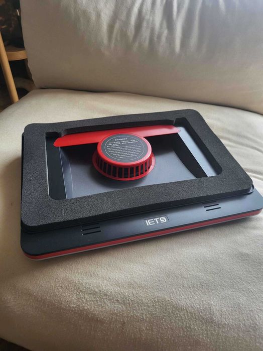 Cooler Portátil IETS GT500 V2 - Turbo 5000RPM RGB - Gaming 13"-17.3" (USB Hub)