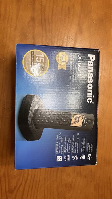 Telefone Fixo Sem Fios Panasonic KX-TGC310 (Na Caixa)