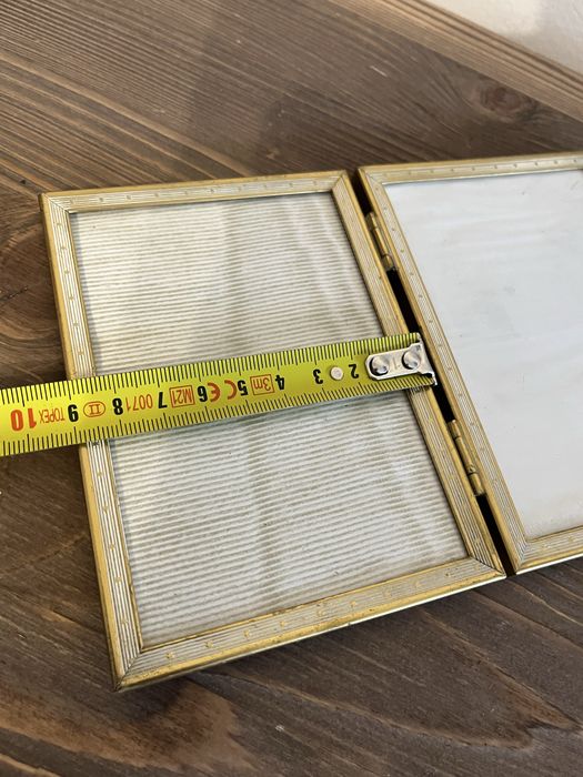Ramka na zdjęcia fotki obrazek mosiądz vintage