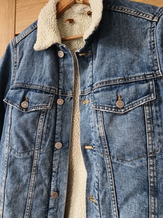 H&M Kurtka jeansowa katana ocieplana, r. S